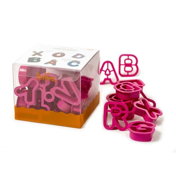 Kit 27 tagliapasta lettere ALFABETO 5,2 cm