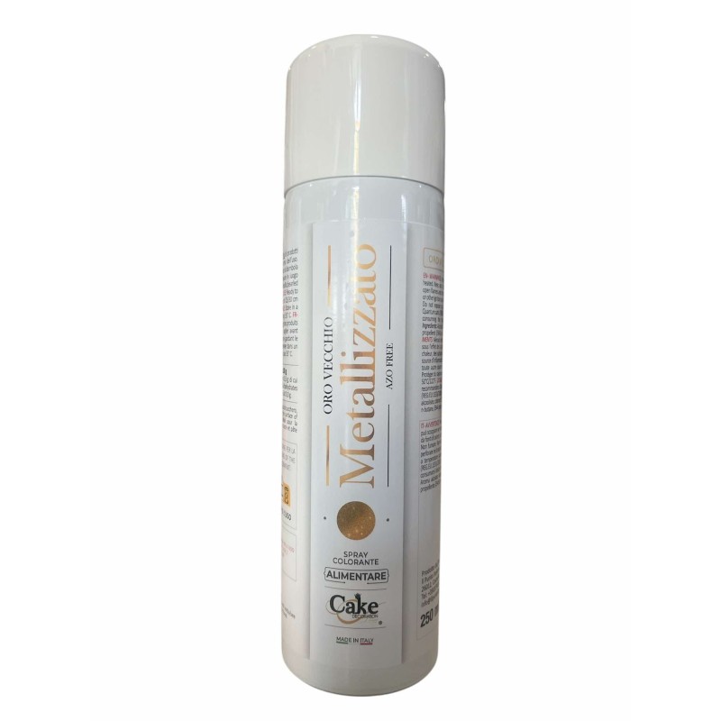 Colorante spray  metallizzato per alimenti 250 ml
