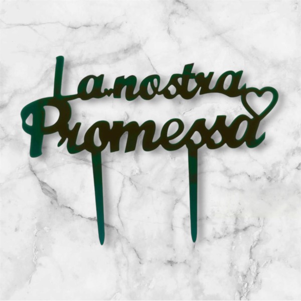Topper Plexiglass La mia Promessa - verde