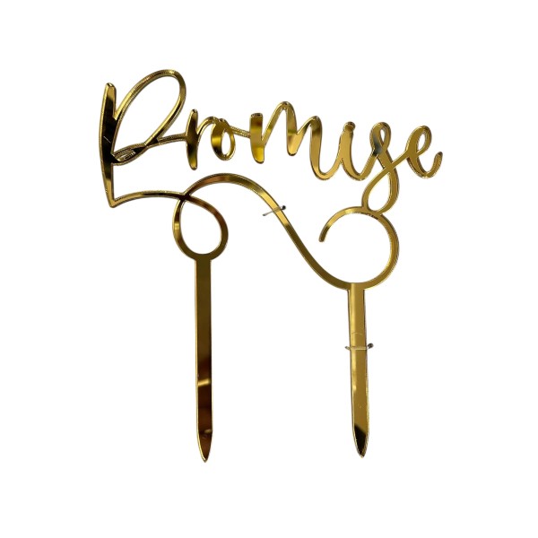 Topper Plexiglass Promise - oro