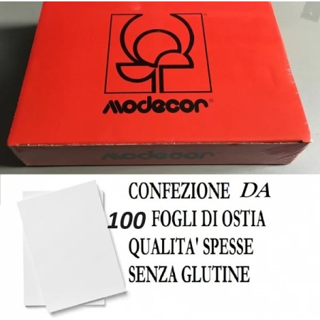 Fogli ostia A4 spessi Modecor pz 100